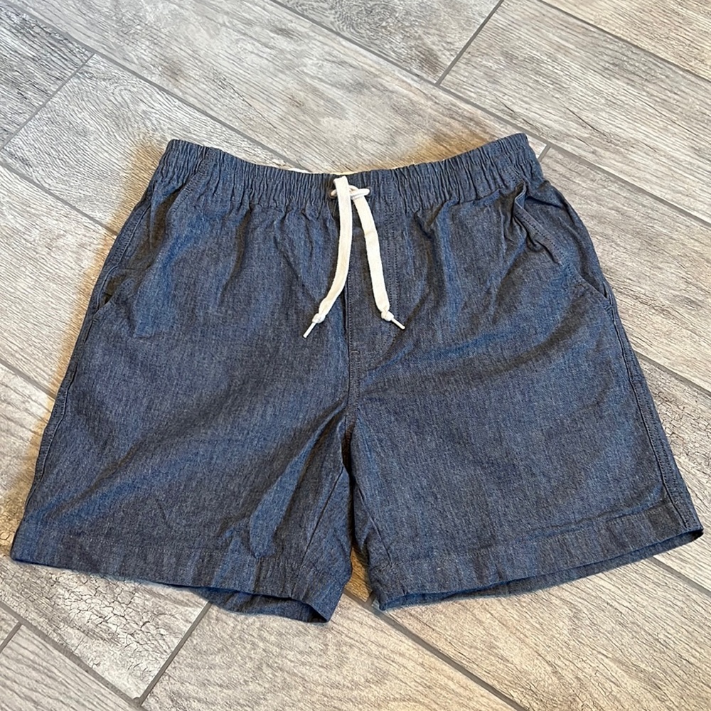 J CREW 6” CHAMBRAY chino SHORTS S